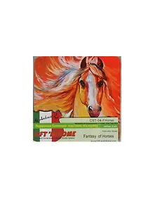 Набор подставок под кружку Фантазии о лошадях (CST-04-FHorse) (4шт) (10х10) (пробка) GiftLand