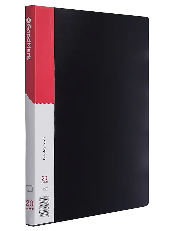 Папка с файлами А4, 20 файлов, в ассортименте, GoodMark 3028470 — 15