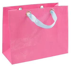 Пакет А5 18*23*10 "Розовые сердечки" жен., бум.мат.ламинат