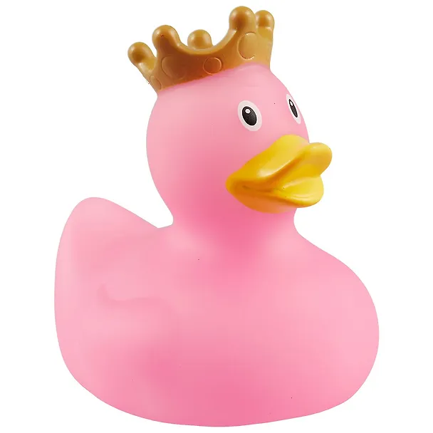 Игрушка для ванной, уточка резиновая FUNNY DUCKS "Уточка в короне розовая" (1926) 2530526 — 1