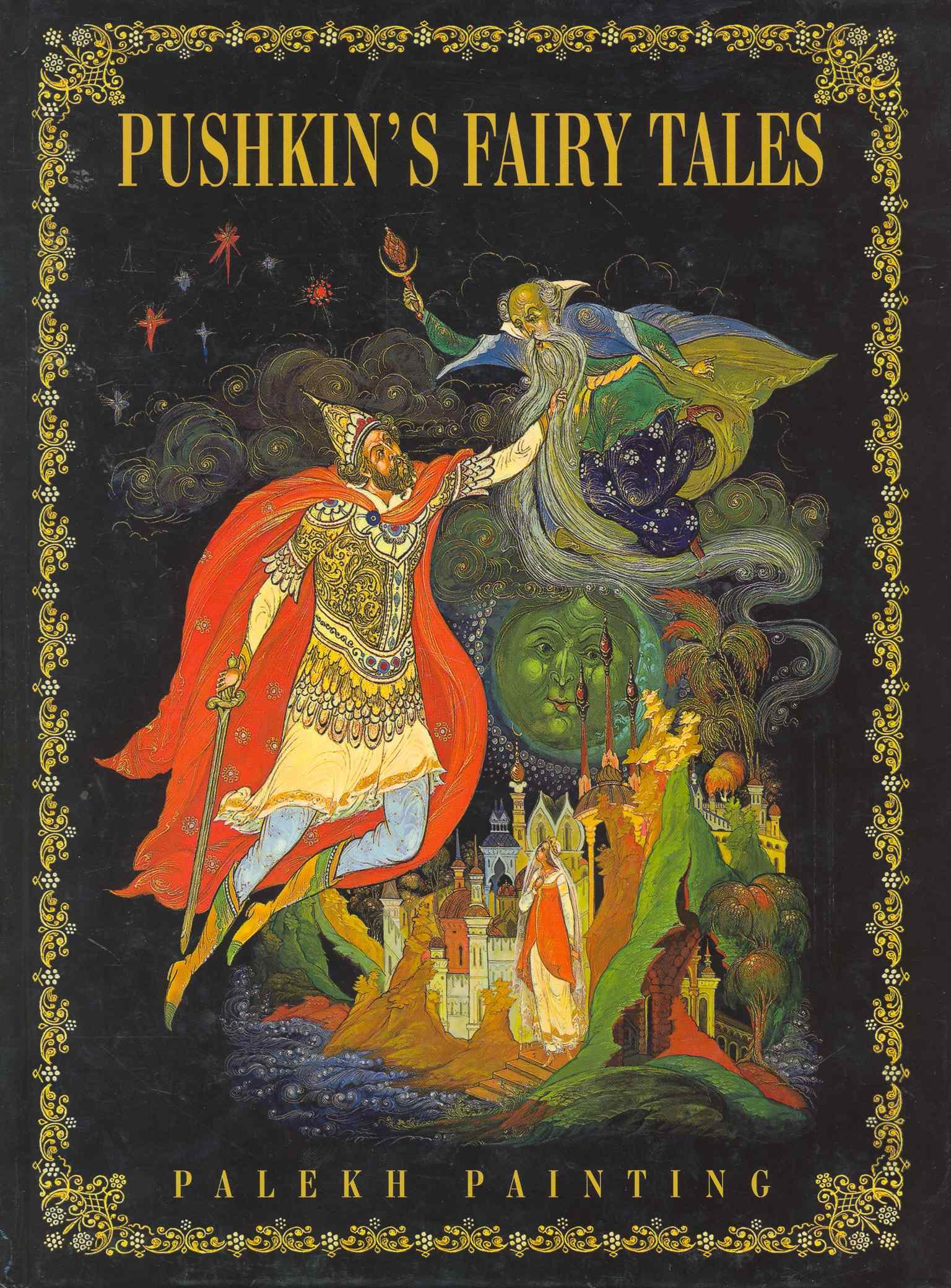 

Puskins fairy tales. Palekh painting. На английском языке