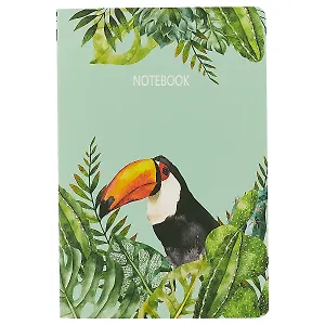 Тетрадь в клетку Kairui, Tropical paradise, А5, 32 листа, в ассортименте