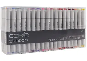 Набор маркеров "Copic Sketch B", 72 цвета