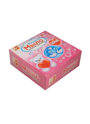 Набор для изгот. мыла Love (25С 1511-08) (мыл. основа/200гр.+красители пищ./3х5мл+пластик. стакан+форма/3шт+стек) (коробка) 2473184