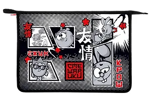 Папка для тетрадей А4 "Смешарики" 24,5*34*4см пластик, молния