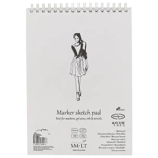 Скетчбук «Authentic Marker», А5, 20 листов 247947 — 1