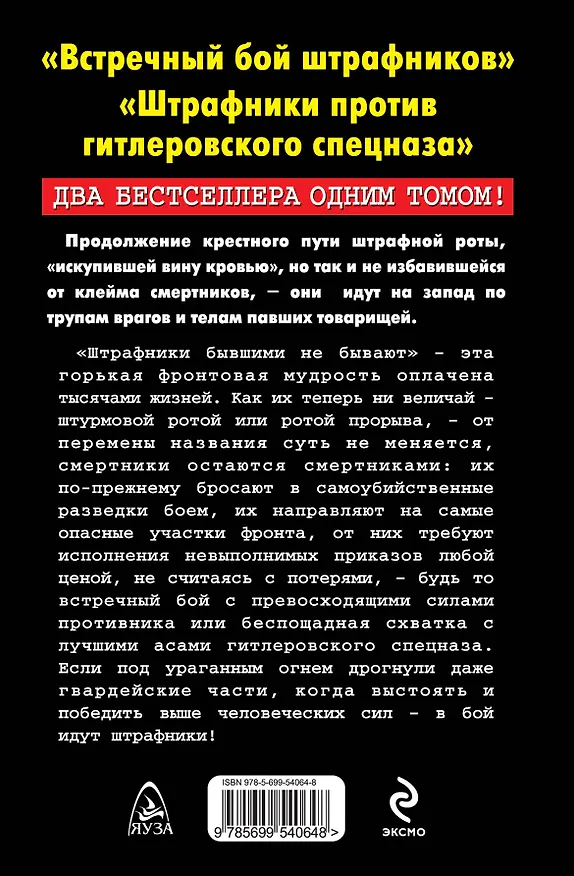 Книга Штрафники бывшими не бывают. Встречный бой против гитлеровского спецназа (Сергей Михеенков) — 2