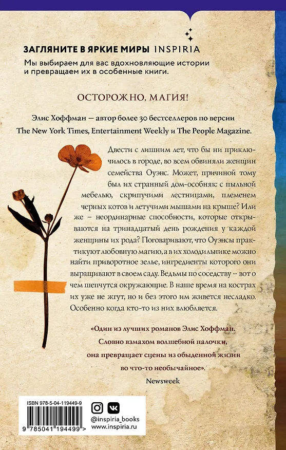 Книга Практическая магия (Элис Хоффман) — 2
