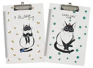 Планшет А4 "Котейки", лам. картон