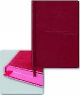 Ежедневник недат. А5 160л "Сариф" бордо, мягк.переплет, цв.пантон.срез, тонир.офсет, ляссе, закругл.углы, Escalad