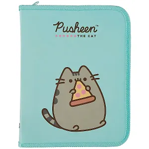 Папка для тетрадей А5 "Pusheen" 23*17,5*2,5, пластик, молния с трех сторон