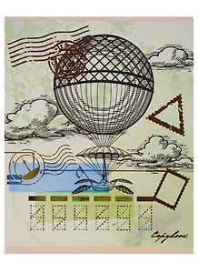 Тетрадь в клетку Unnika, "Почтовые открытки", 48 листов, в ассортименте