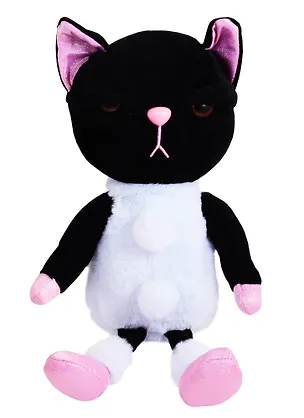 Мягкая игрушка Котик, с помпонами, 23см, в ассортименте 2818693