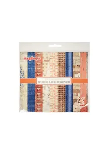 Набор бумаги 15*15см 190 гр/м Архив 12 листов