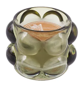 Свеча в стакане зеленая (стекло) (8,5х6,5) (12-250105-G10)