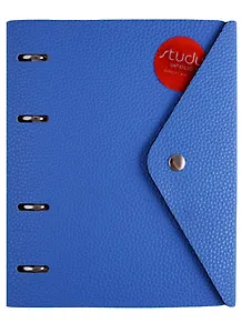 Тетрадь на кольцах в клетку InFolio, Cassy, 120 листов, синяя