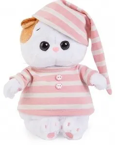 Игрушка мягкая Budi Basa, Ли-Ли BABY в полосатой пижамке 20см LB-005