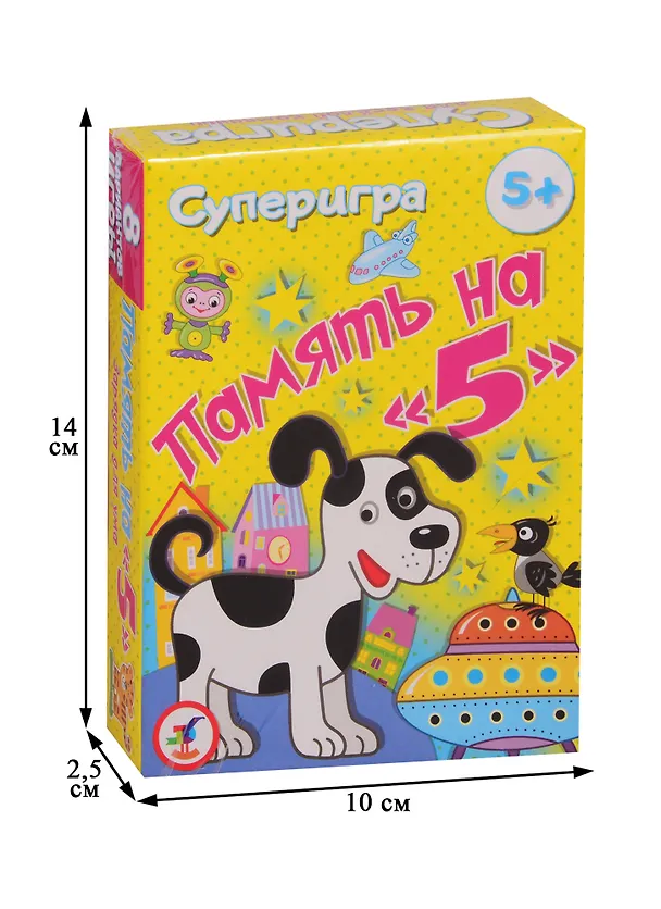 Игра настольная Дрофа - Медиа Карточные игры. Память на 5 2779446 — 2