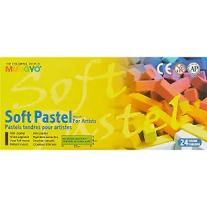 Пастель сухая мягкая «Mungyo», 24 цвета