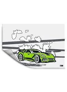 Клеенка для уроков труда "Машины", 50 х 70 см