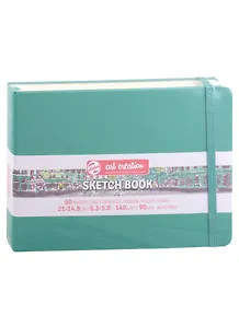 Блокнот для зарисовок 21*15см 80л "Art Creation" 140г/м2, 7БЦ, Зелёный лес пейзаж, Fabriano 