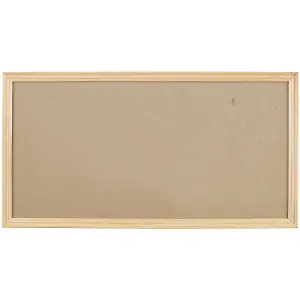 Рама неокрашенная, со стеклом, сосна, 30 х 60 см