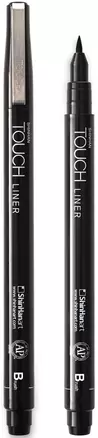 Ручка капиллярная  TOUCH Liner Brush, черный, наконечник кисть, TOUCH — 2952007 — 1