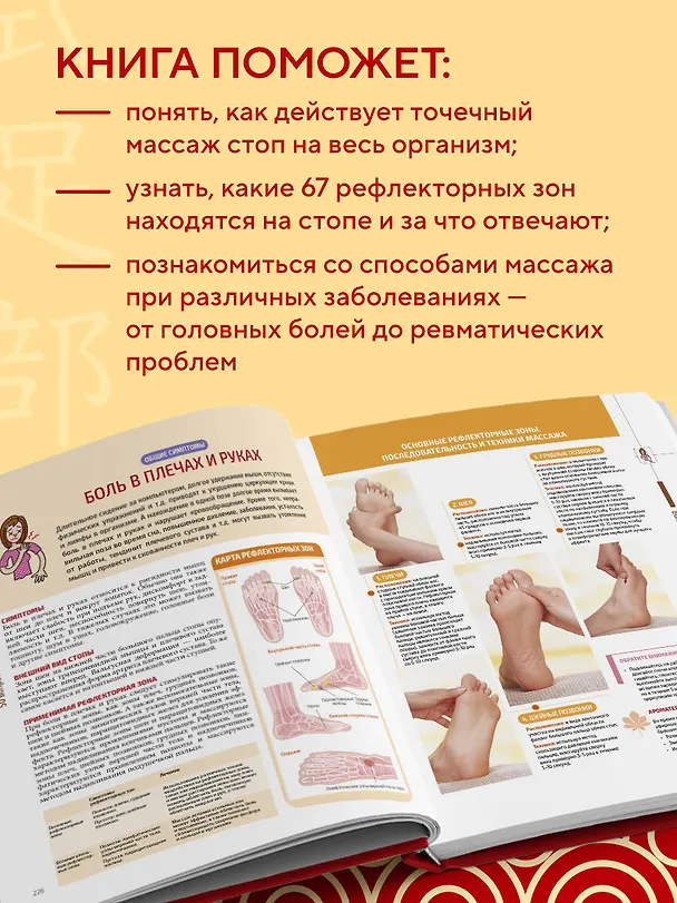 Книга Китайский массаж стоп. Иллюстрированное руководство по точечному массажу (Минжэнь Чэнь) — 7