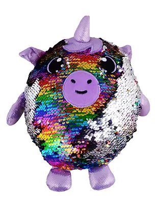 Мягкая игрушка в пайетках Единорог, 25 см 2689430