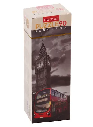 Пазл HATBER 90 элементов 110х290мм Панорама-Небо Лондона 2793299