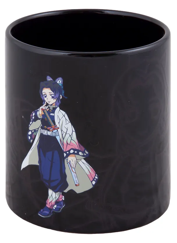 Кружка-хамелеон Demon Slayer Shinobu Kocho V1 (керамика) (320 мл) 2985954 — 1