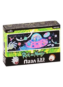 Пазл Рик и Морти. Космос. ORIGAMI/Оригами 133эл 05808