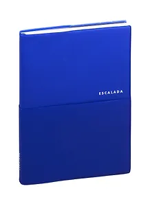 Ежедневник недат. А5 160л ПВХ синий, темно-синий, кожзам, мягкий переплет, съемная обл, карман, тонир.блок, ляссе