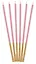 Набор свечей для торта Pink (розовые) (6шт) (15см) (12-7color-candle_13) — 3106237 — 3