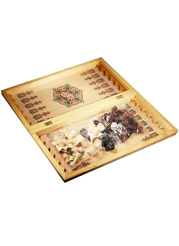 Шахматы, шашки, нарды Сафари (большие) (50х50) (123-088) 2561967 — 1