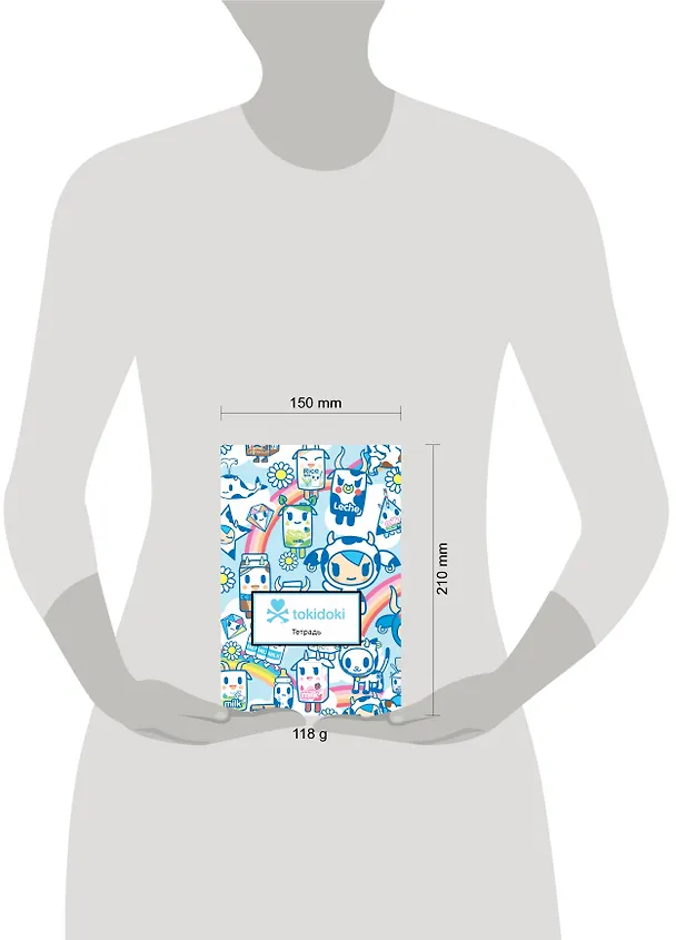 tokidoki. Молочко. Тетрадь общая (А5, 48 л., накидки, клетка-стандарт) 2909762 — 3