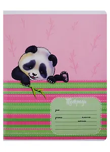 Тетрадь в линейку Феникс+, "Милые зверята", 12 листов, в ассортименте