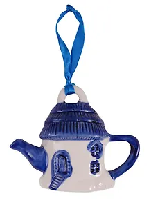 Подвесное украшение Чайник (керамика) (10,9х8,8х2,5)
