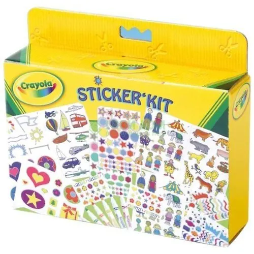 ИГР Набор стикеров Crayola/Крайола картонная упаковка с европодвесом 5450C 343062 — 1