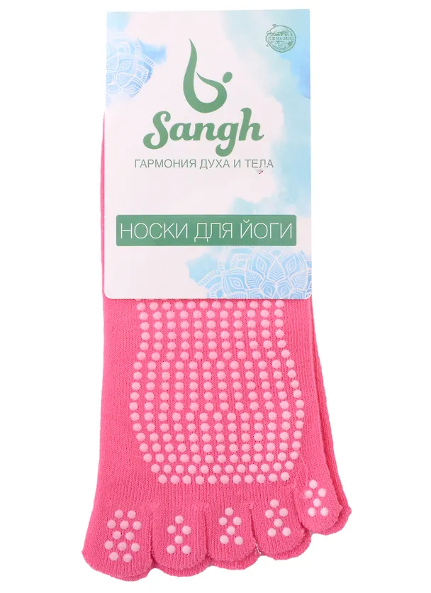 Носки для йоги прорезиненные (текстиль) (36-38) 2944743 — 1
