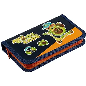 Пенал школьный 1отд. "AvoCaDo life" 19*11,5см, мат.лам.тисн.