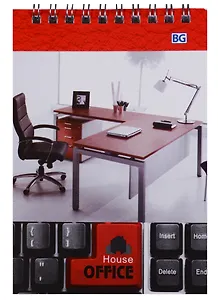Блокнот А6 40 листов клетка "Office house"