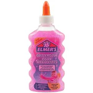 Клей для слаймов с блёстками, розовый, 177 мл