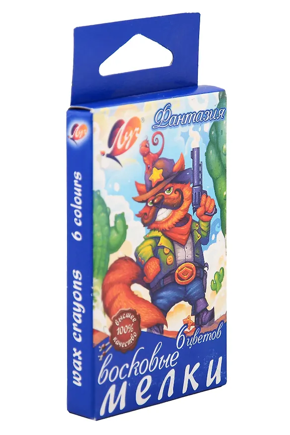 Восковые мелки Фантазия, 6 цветов, Луч 320553 — 2