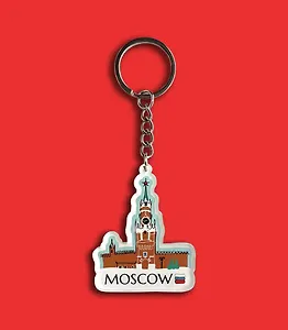 Брелок Кремль (Москва) (5х5) (KCH00-MSK0035-A-EN)
