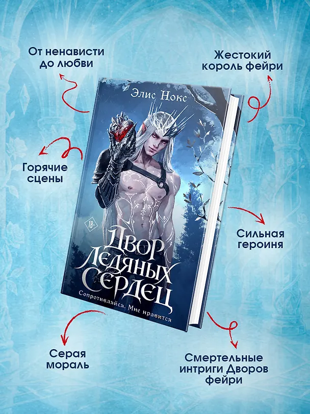 Книга Двор ледяных сердец + Открытка (Элис Нокс) — 3