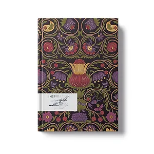 Книга для записей А5 128л кл. "ГРЕЗЫ. Восторг" интегр.переплет, ламинация Soft Touch, тисн. Фольгой "Голография", офсет