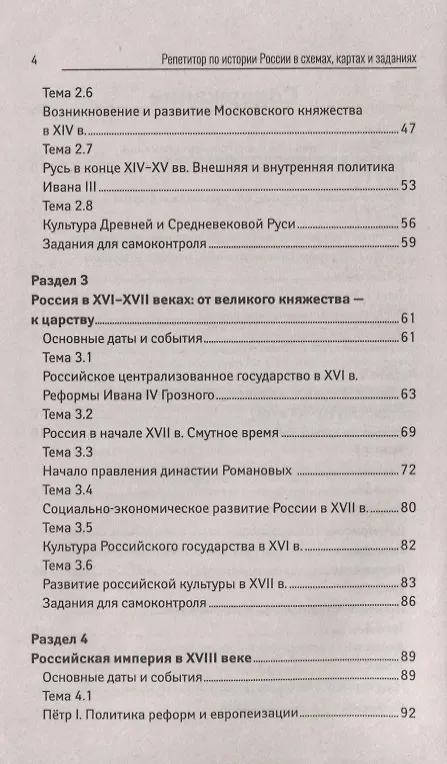 Книга Репетитор по истории России в схемах,картах и зад (Валерий Касьянов) — 3