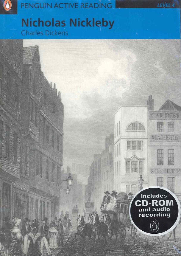 Книга Nicholas Nickleby. Level 4 / (+2CD) (мягк) (Penguin Active Reading) (Includes CD-ROM and audio recording). Dickens C. (Британия ИЛТ) (Чарльз Диккенс) — 1
