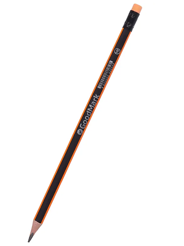 Карандаш GoodMark, Neon, чернографитный HB с ластиком, в ассортименте 242056 — 10